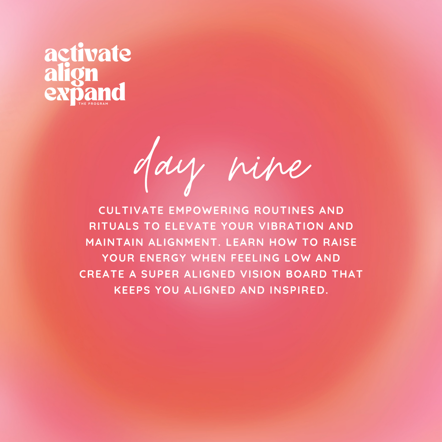 Activate Align Expand 10 Day Manifestation & Alignment Program