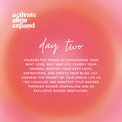 Activate Align Expand 10 Day Manifestation & Alignment Program