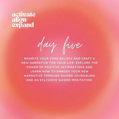 Activate Align Expand 10 Day Manifestation & Alignment Program
